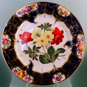 Dessert service, Coalport Porcelain Manufactory, probably 1830s-1840s - Harewood House - West Yorkshire, England - DSC01679