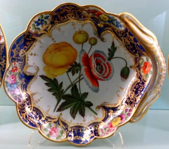 Dessert service, Coalport Porcelain Manufactory, probably 1830s-1840s - Harewood House - West Yorkshire, England - DSC01648