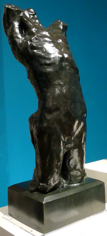 Desperate Adolescent (Narcissus) by Auguste Rodin, Musée Rodin cast 8 of 8