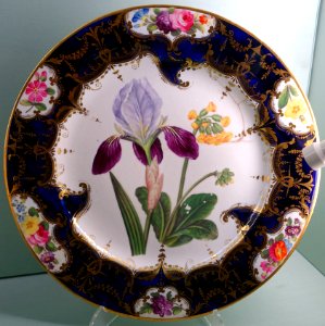 Dessert service, Coalport Porcelain Manufactory, probably 1830s-1840s - Harewood House - West Yorkshire, England - DSC01675