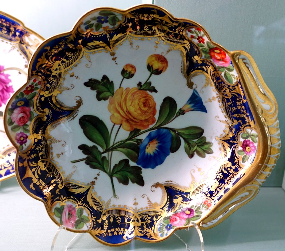 Dessert service, Coalport Porcelain Manufactory, probably 1830s-1840s - Harewood House - West Yorkshire, England - DSC01657
