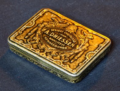 Dessert Chocolaad, A Driessen blikje