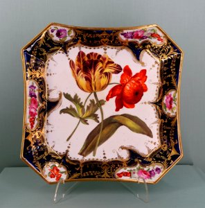 Dessert service, Coalport Porcelain Manufactory, probably 1830s-1840s - Harewood House - West Yorkshire, England - DSC01619