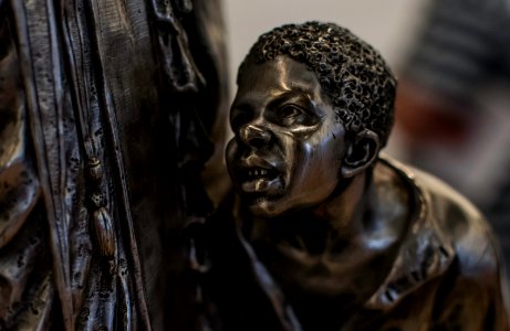 Detail of Celebratory Statuette of May 13th 1888 Abolition Allegory