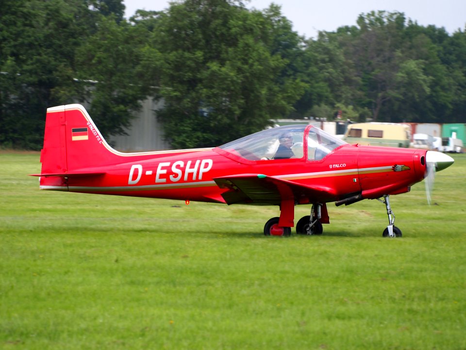 D-ESHP, Laverda F8L Falco at Hilversum Airport (ICAO EHHV), photo-2