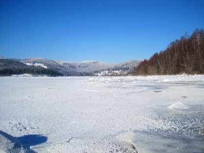 Der zugefrorene Schluchsee 2