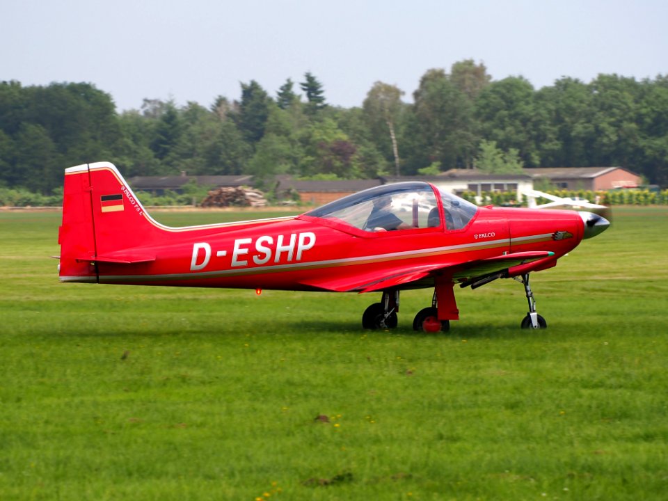 D-ESHP, Laverda F8L Falco at Hilversum Airport (ICAO EHHV), photo-3