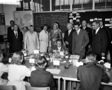 Derde dag van het bezoek van Koning Boudewijn aankomst van de koninklijke gasten, Bestanddeelnr 910-5123