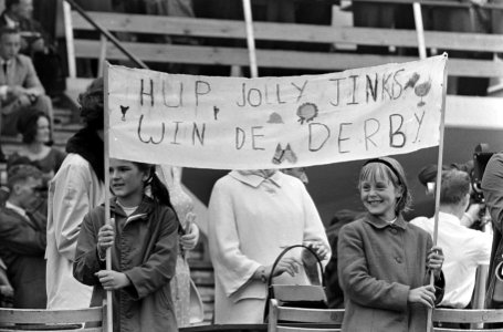 Derby Duindigt 1966, tijdens de race, Bestanddeelnr 919-2430