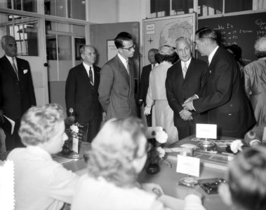 Derde dag van het bezoek van Koning Boudewijn aankomst van de koninklijke gasten, Bestanddeelnr 910-5115