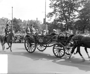 Derde dag bezoek Noorse Koning , bezoek Rijksmuseum, Bestanddeelnr 906-6648