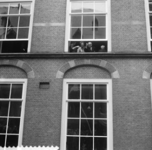 Derde dag van het bezoek van Koning Boudewijn bezoek aan Den Haag , aankomst bij, Bestanddeelnr 910-5125