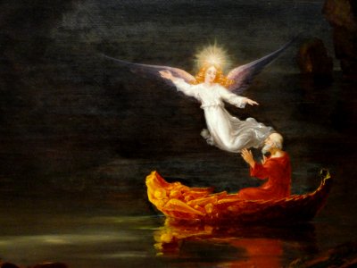 Detail d, The Voyage of Life by Thomas Cole, Old Age - National Gallery of Art, Washington - DSC00082