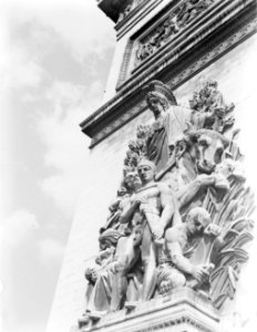 Detail beeldhouwwerk, Paix door Antoine Etex, Arc de Triomphe, Parijs, Bestanddeelnr 190-0754