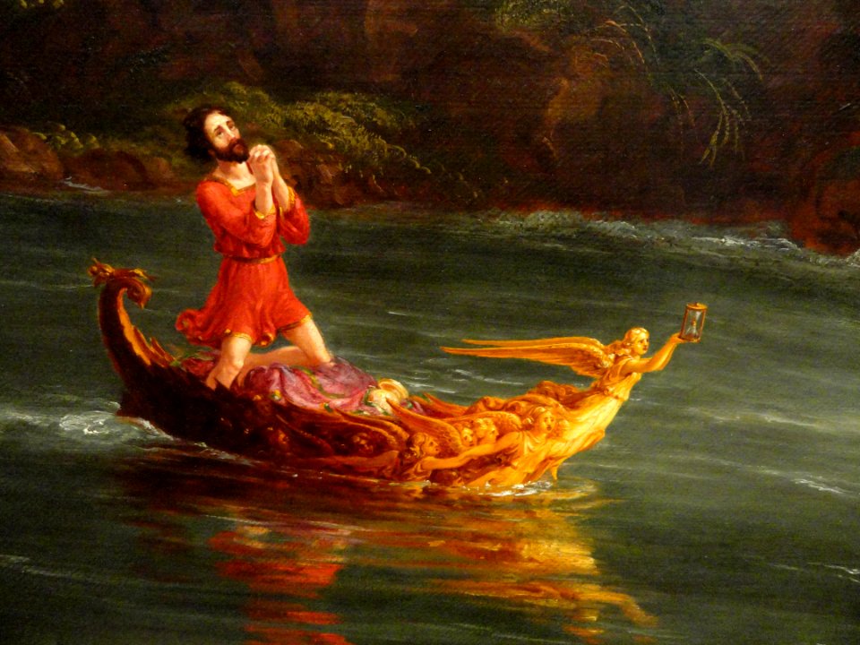 Detail c, The Voyage of Life by Thomas Cole, Manhood - National Gallery of Art, Washington - DSC00080