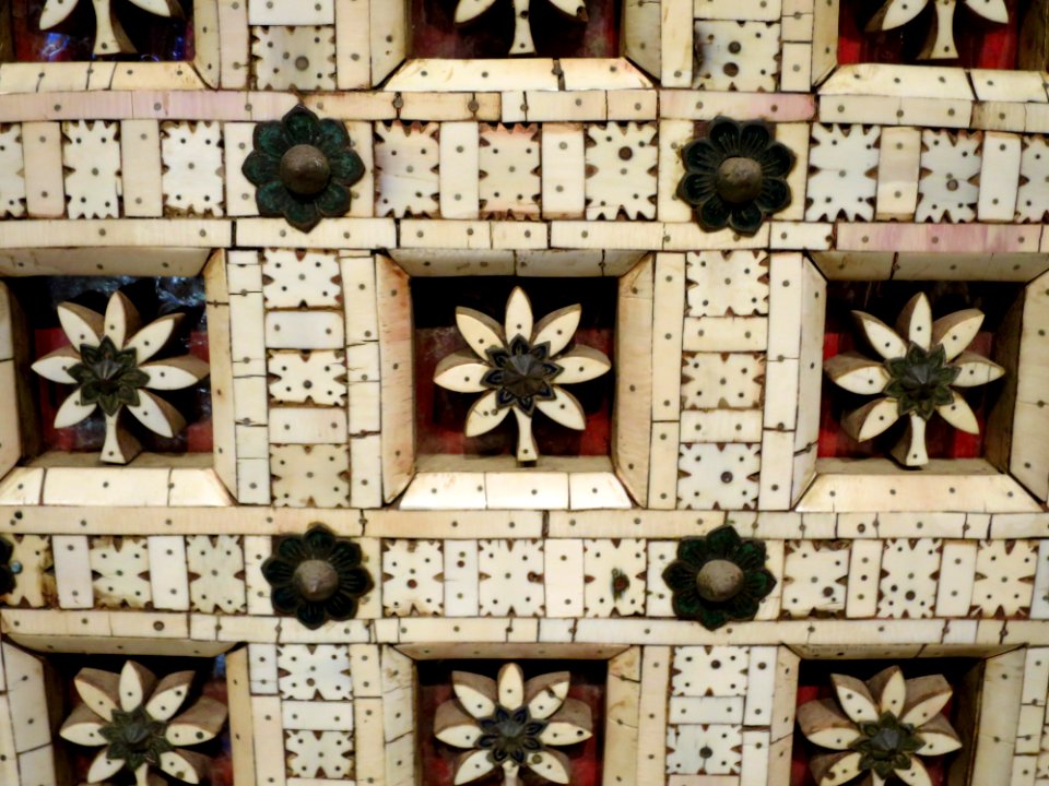 Detail from pair of doors, northern India, 19th century