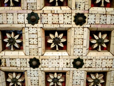 Detail from pair of doors, northern India, 19th century