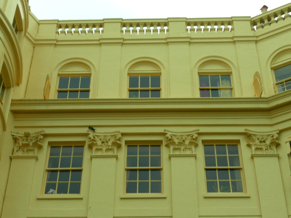 Detail of Façade of 24 Brunswick Square, Hove (January 2012)