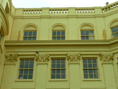 Detail of Façade of 24 Brunswick Square, Hove (January 2012)