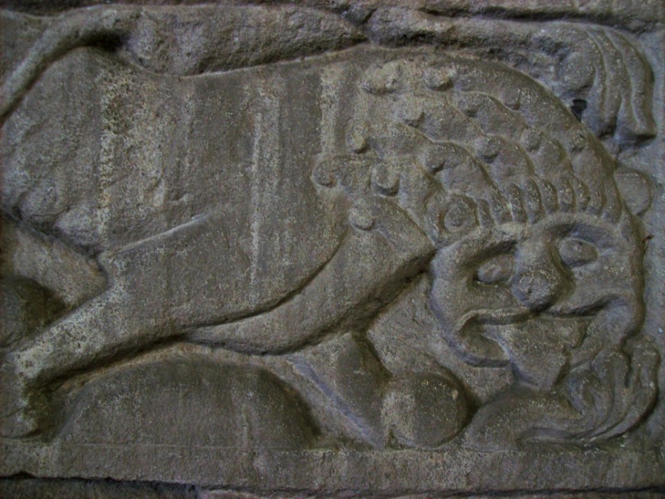 Detail of font 5, St Peter, Newenden