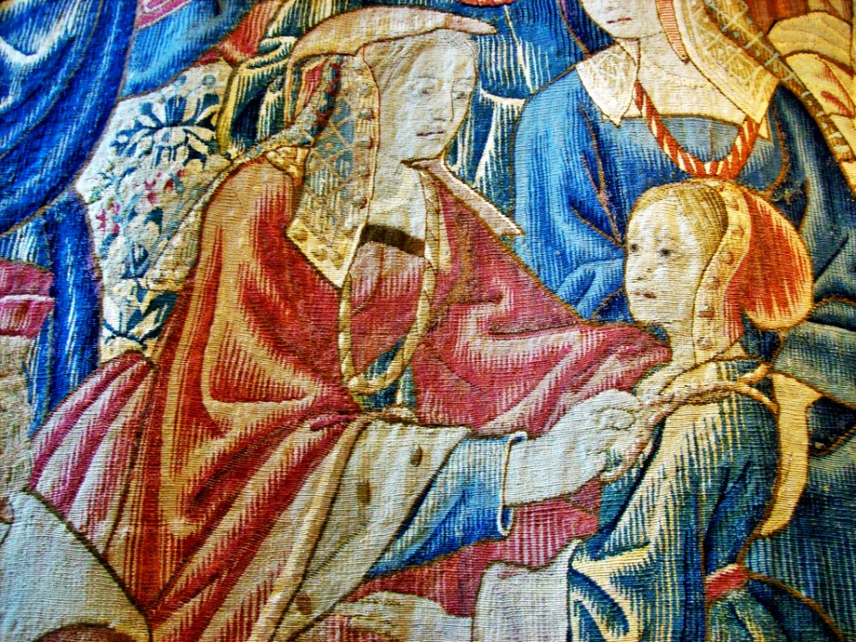 Detail of Hampton Court tapestry 4
