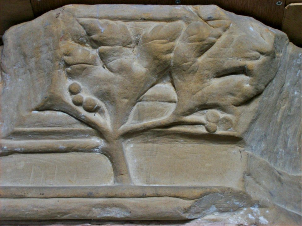 Detail of capital, St Michael, Marden