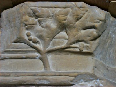Detail of capital, St Michael, Marden