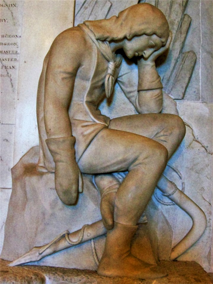 Detail of Franklin Memorial, Greenwich Hospital