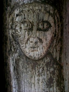 Detail of south door, Higham 3