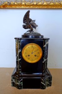 Desk clock by James Whitelaw, Edinburgh - Lacock Abbey - Wiltshire, England - DSC00936