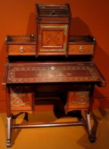 Desk, Kimbel and Cabus, c. 1877, Metropolitan Museum of Art photo