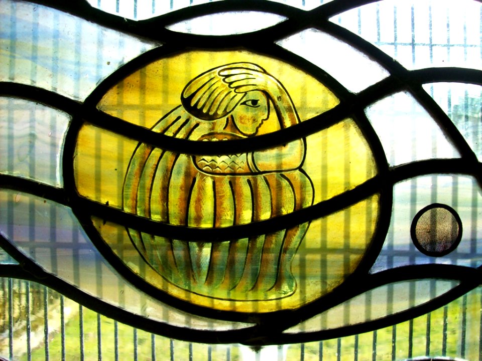 Detail of Jonah window, Earnley 2