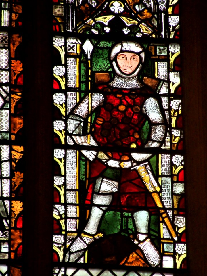 Detail of Quire windows, Tewkesbury Abbey 02