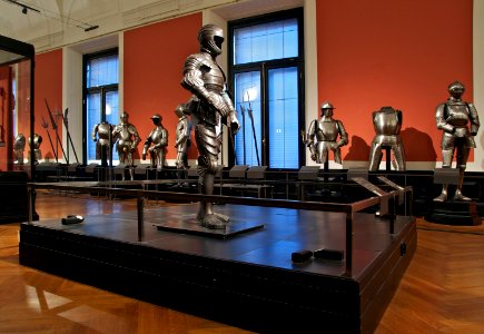 Detail salle armures Kunsthistorisches Museum Vienne