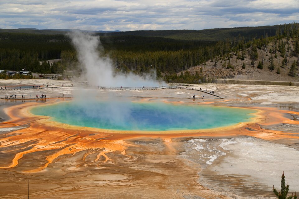 The scenery yellowstone national park united states national parks