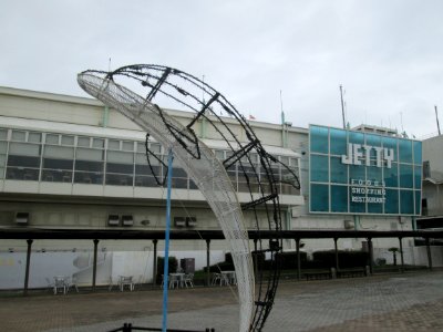 Dolphin art near Port of Nagoya Public Aquarium