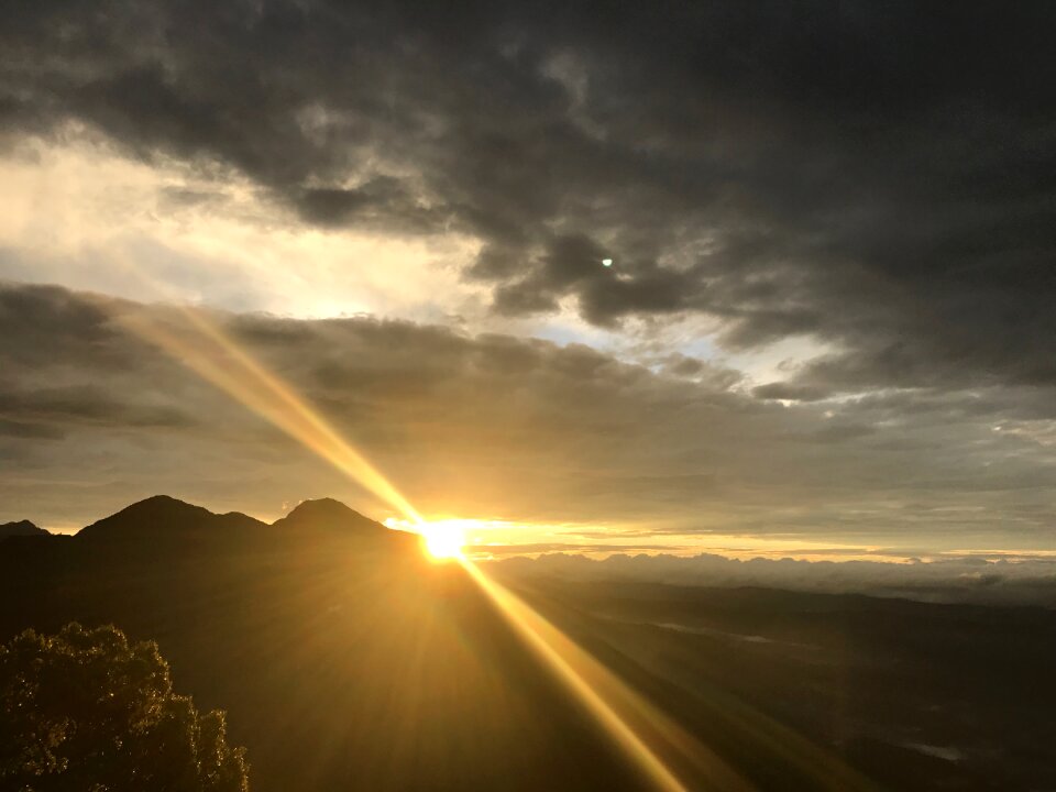 Sunrise munnar nature