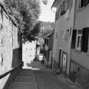 Doorkijkje naar de Kocher in Schwäbisch Hall, Bestanddeelnr 254-4507