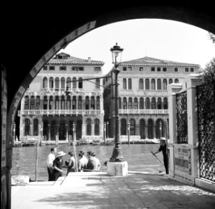 Doorkijkje op het Canal Grande in Venetië, Bestanddeelnr 254-2057