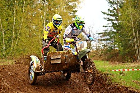 Motocross enduro racing photo