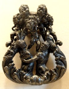 Door Knocker with Nereid, Triton, and Putti, Jacopo Sansovino, c. 1550, bronze - National Gallery of Art, Washington - DSC09851