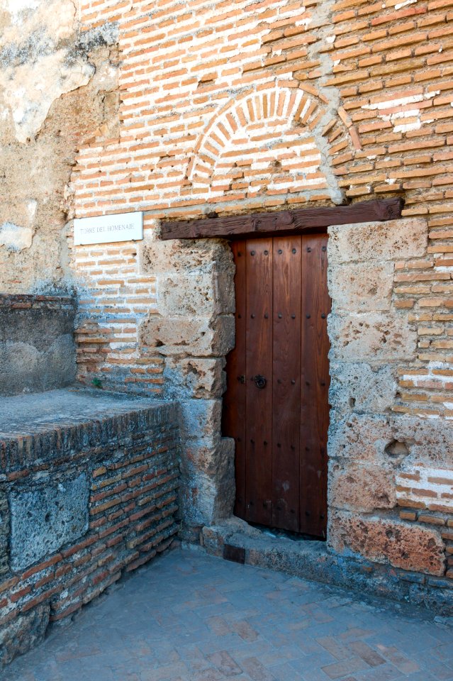 Door torre del Homenaje Alhambra Granada Spain photo