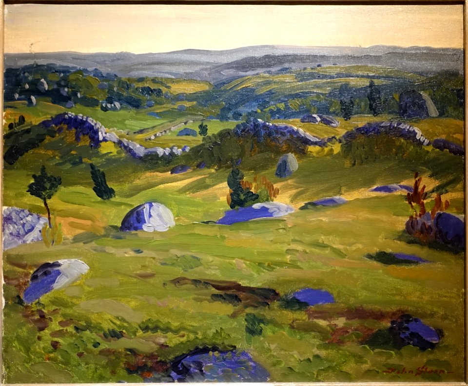 Dogtown by John Sloan, 1916, oil on canvas - Cape Ann Museum - Gloucester, MA - DSC01022