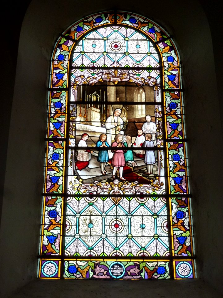 Dohem (Pas-de-Calais, Fr) église Saint-Omer vitrail 02