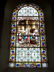 Dohem (Pas-de-Calais, Fr) église Saint-Omer vitrail 02