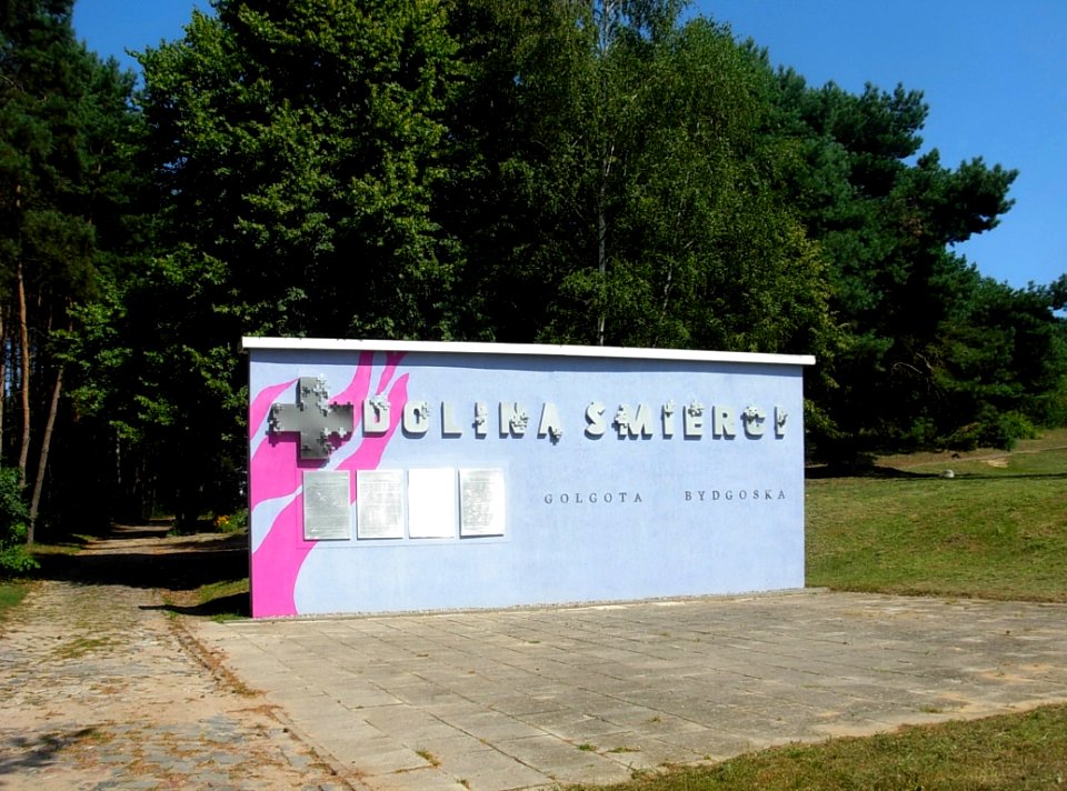 Dolina Śmierci Bydg tablica
