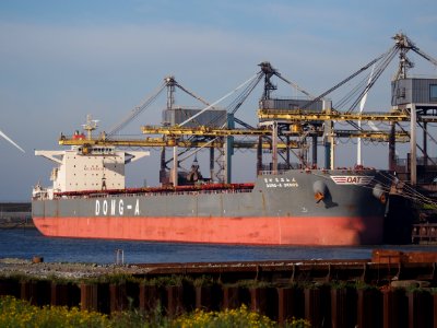 Dong-A Oknos (2010), IMO 9468970, Callsign 3FMB3, Port of Amsterdam pic1