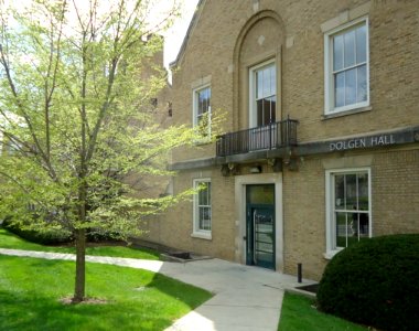 Dolgen Hall building at Cornell University
