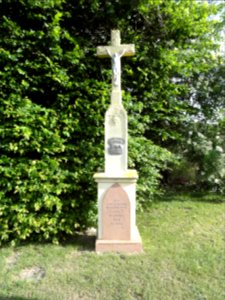 Dolving (Moselle) croix de chemin à St.Ulrich