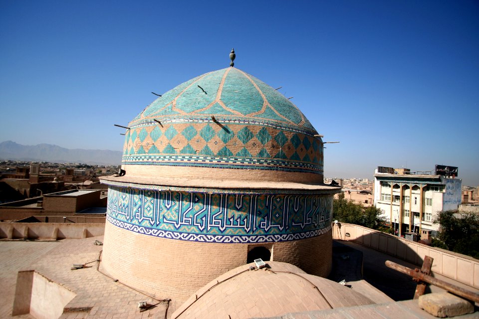Dome of Amir Chakhmaq Mosque, Yazd, Iran 02